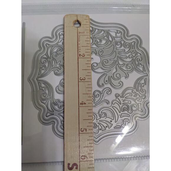 Swirl Easel 7pc Metal Die Set Die'Sire Crafter Companion Create a Card New Diy - Picture 6 of 6